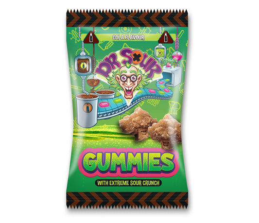 Dr. Sour Gummies With Extreme Sour Crunch Cola Flavour 200g
