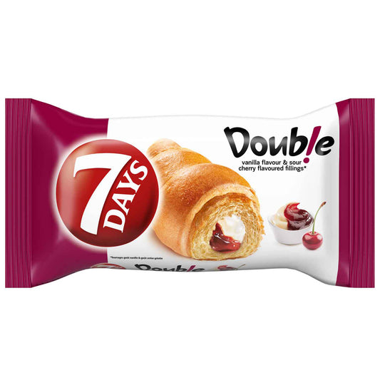 7 Days Double Croissant Vanille & Sauerkirsche 60g