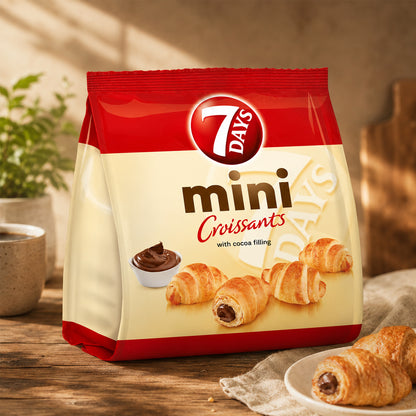 7 Days Mini Croissants Cocoa Filling 185g