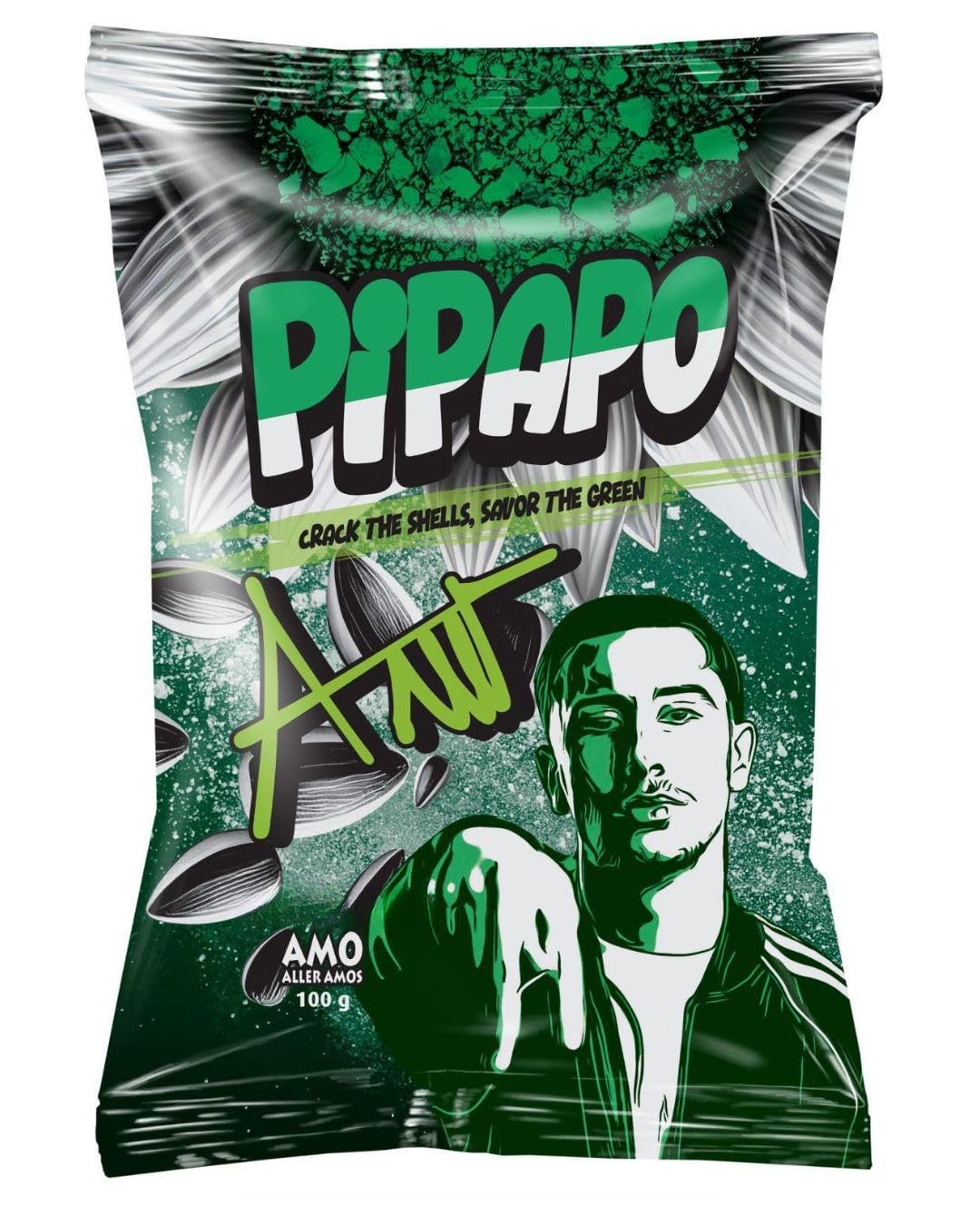 PIPAPO Amo geröstete Sonnenblumenkerne Naturell 100g