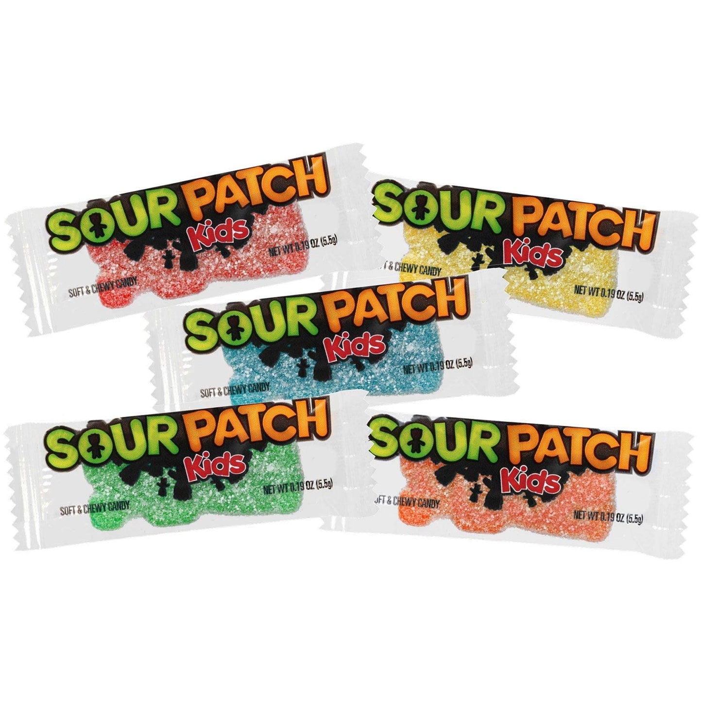Sour Patch Kids Big Individually Wrapped Candy 1,3Kg