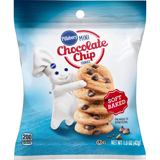 Pillsbury - Soft Baked Mini Chocolate Chip Cookies 42g