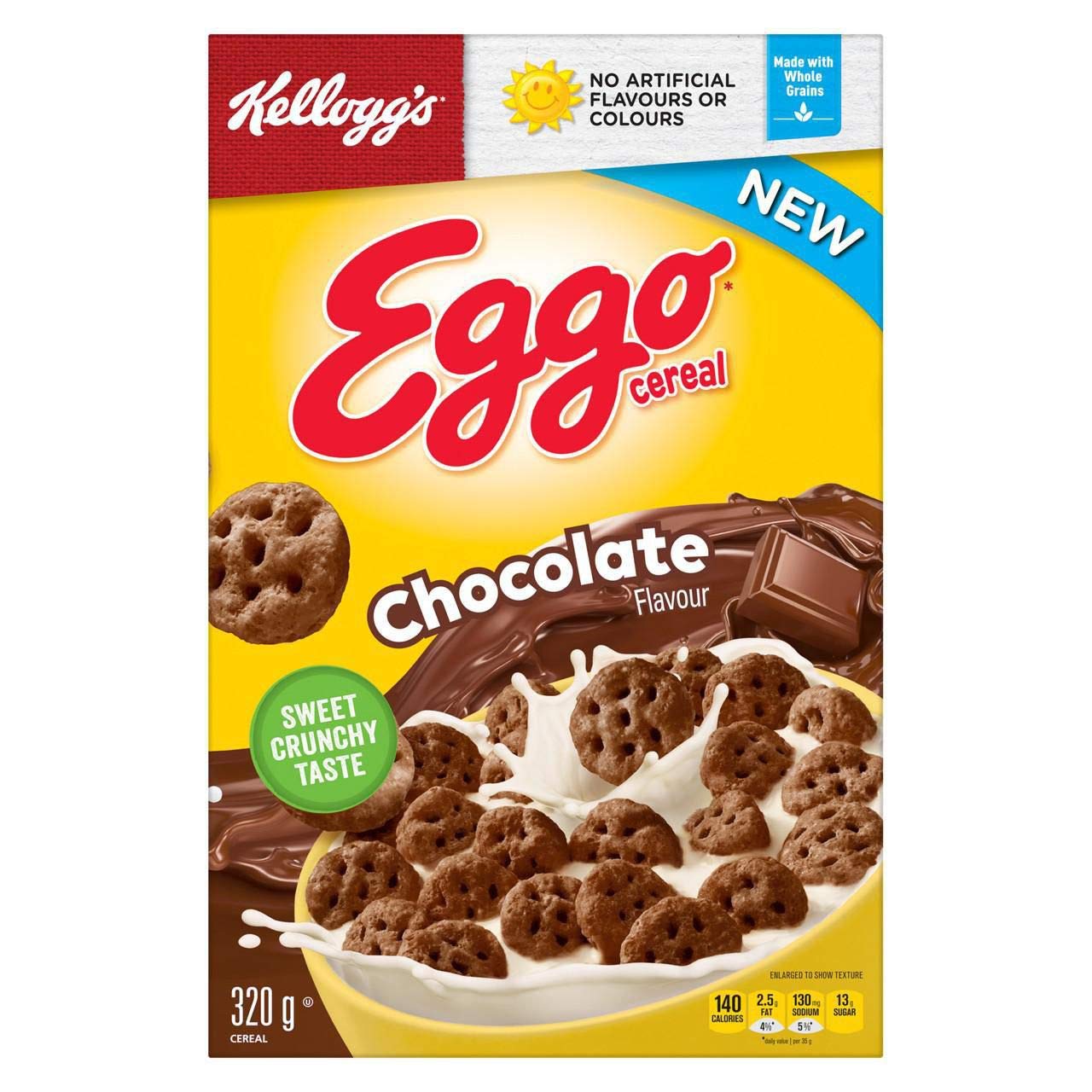 Kellogg's Eggo Chocolate Cereal 320g (MHD 14.08.2022)