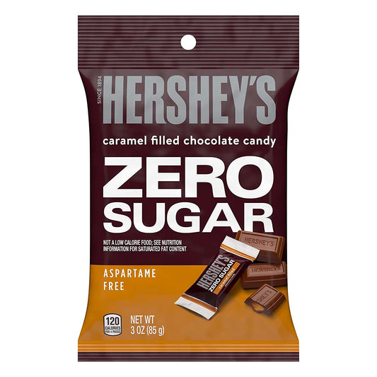 Hersheys - Chocolate with Caramel Zero Sugar 85g