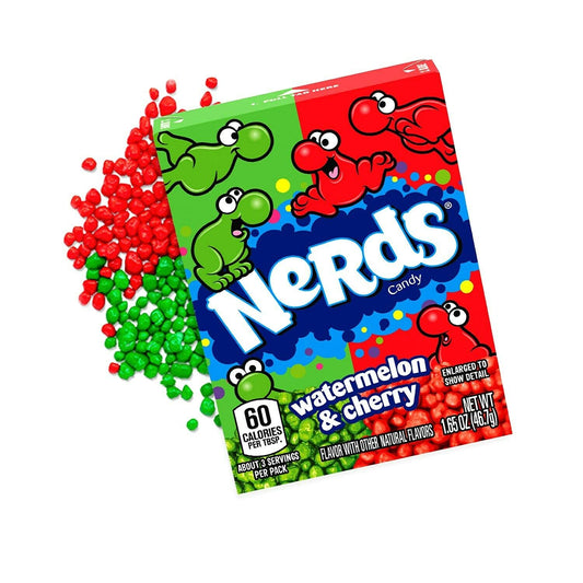 Wonka Nerds Cherry & Watermelon 46,7g