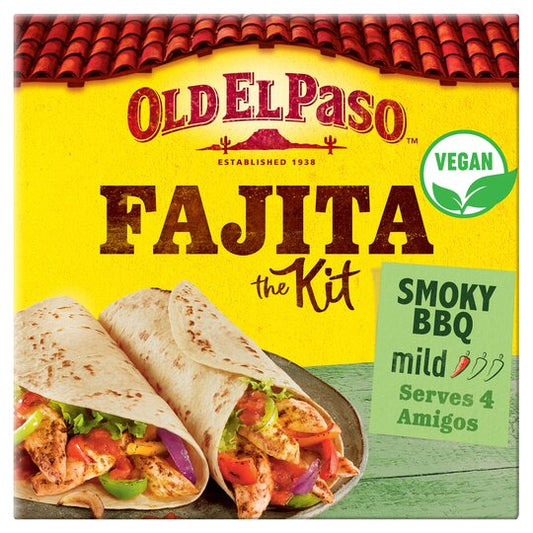 Old El Paso Smoky Bbq Fajita Kit 500g
