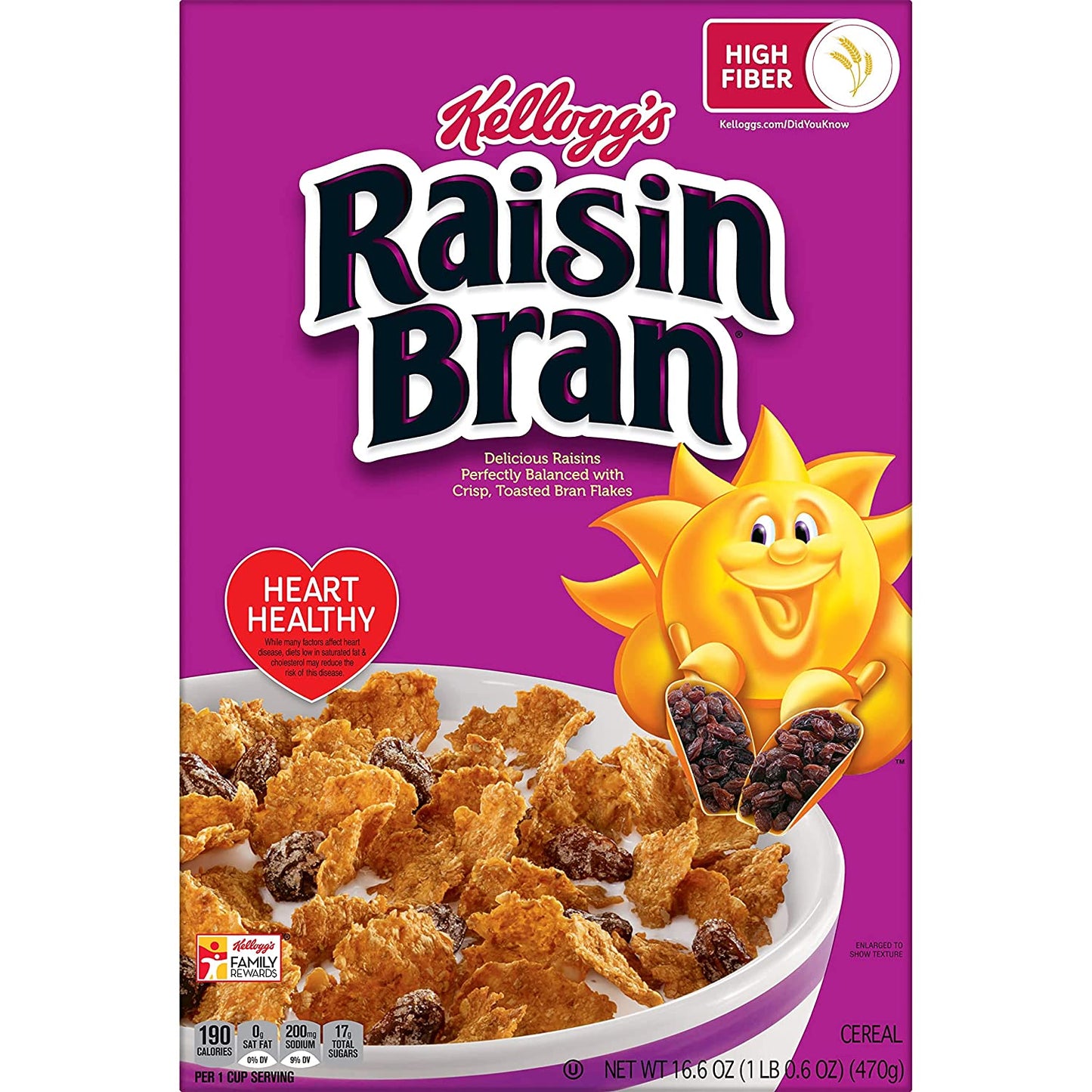 Kellogg's Raisin Bran Cereal 470g