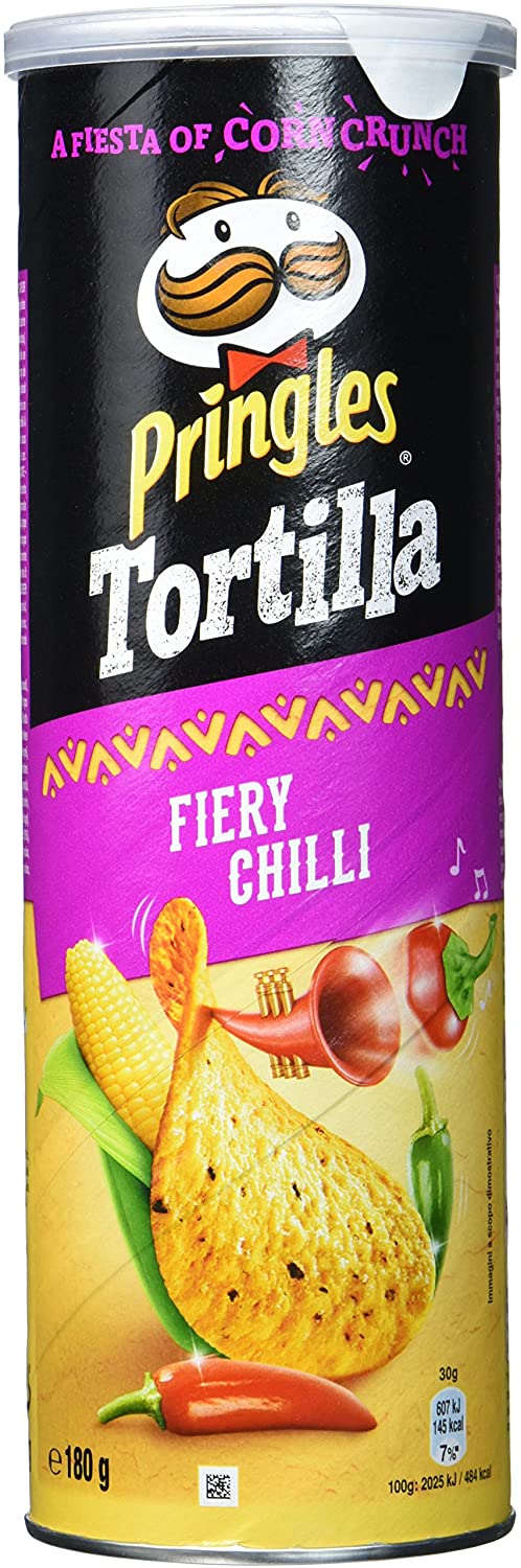 Pringles Tortilla Fiery Chilli 180g