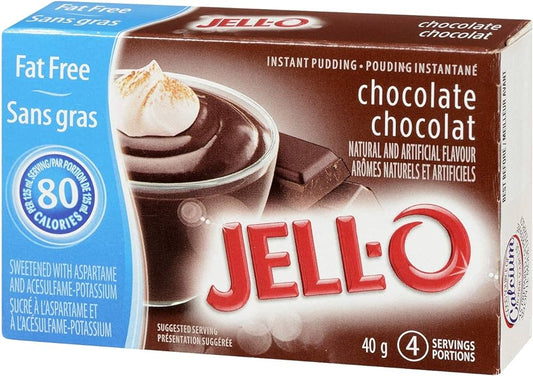 Jell-O Chocolate Instant Pudding Fat Free 40g (MHD 23.03.2025)