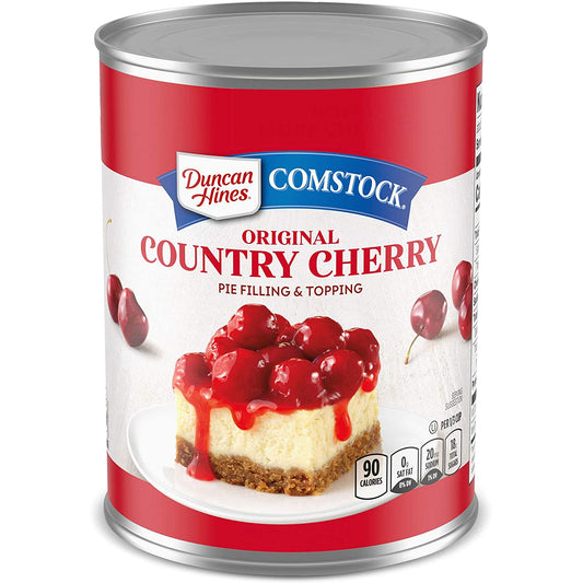 Duncan Hines Comstock Country Cherry Pie Filling & Topping 595g
