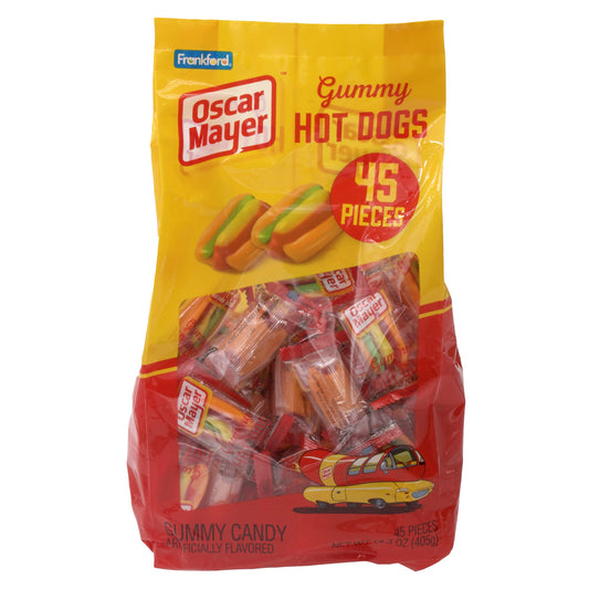 Gummy Hot Dogs 45pcs 450g