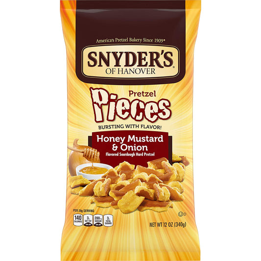 Snyder's Honey Mustard & Onion Pretzel Pieces 340g