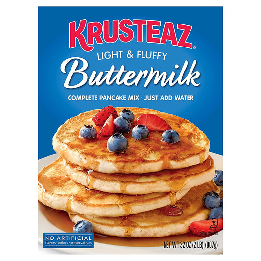Krusteaz Light & Fluffy Buttermilk Complete Pancake Mix 907g