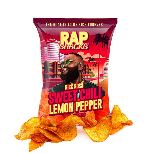 Rap Snacks Rick Ross Sweet Chili Lemon Pepper Potato Chips 71g