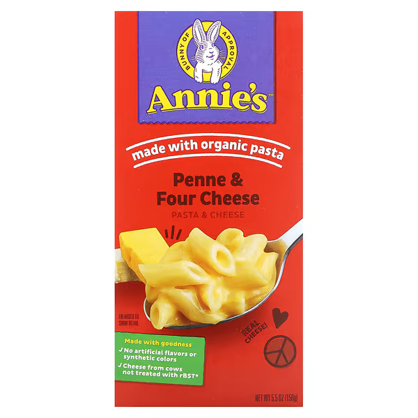 Annie's Penne & Four Cheese 156g