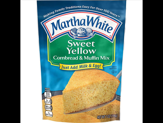 Martha White Sweet Yellow Cornbread & Muffin Mix 198g