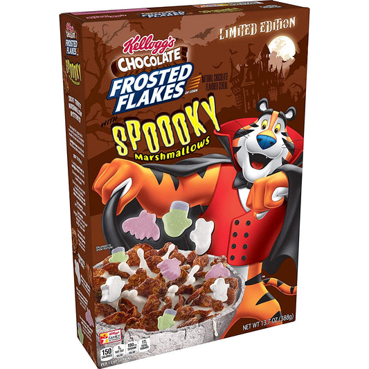 Kellogg´s Spoooky Halloween chocolate Frosted Flakes 388g