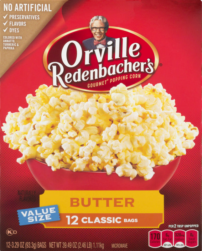 Orville Redenbacher´s Butter Popcorn Value Size 1,1Kg