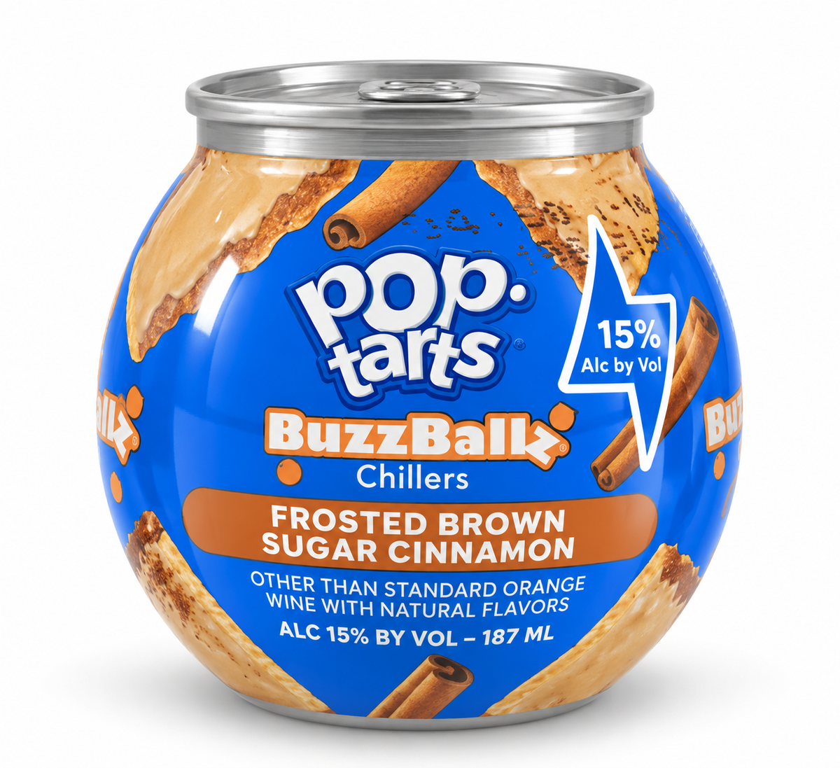 Buzzballz Chillers Poptarts Frosted Brown Sugar Cinnamon 15% Vol. 187ml