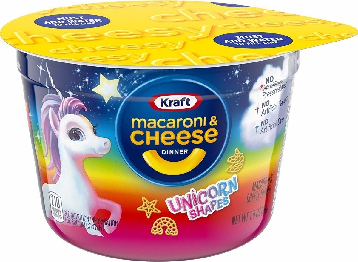 Kraft Macaroni and Cheese Unicorn Shapes 55g