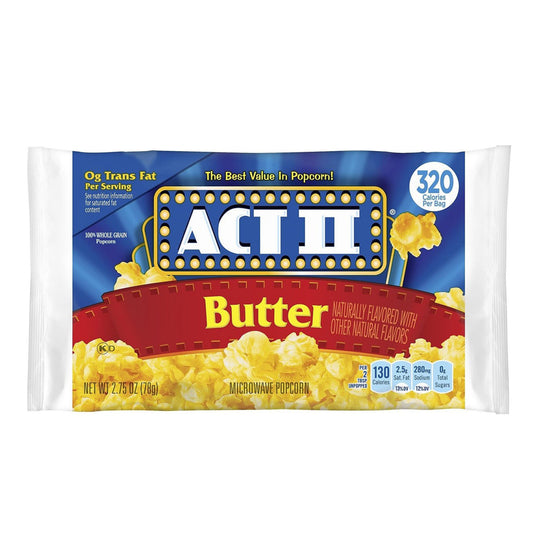 ACT II Butter Microwave Popcorn 78g