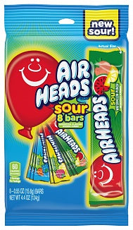 Airheads Sour 8 Bars Assorted Flavours 124g