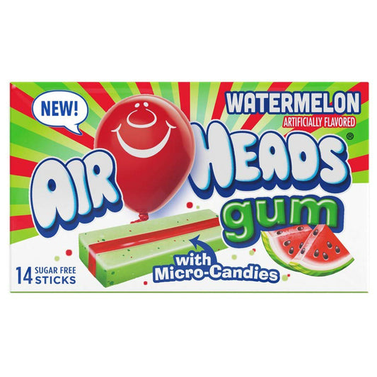 AirHeads Gum Watermelon 34g