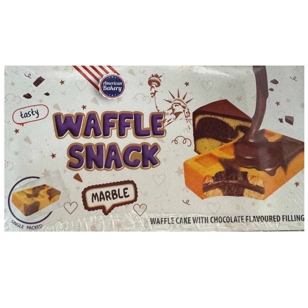 American Bakery Waffle Snack Marble 135g