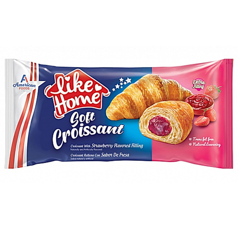 American Foods - Like Home Soft Croissant Strawberry 40g