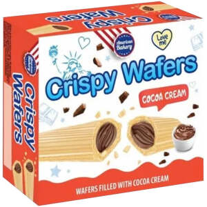 American Bakery Crispy Wafers Cocoa Cream 180g