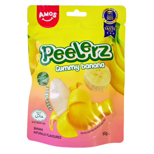 Amos Peelerz HALAL Gummy Banana 65g