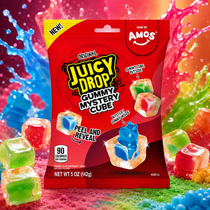 Amos X Juicy Drop Peelable Gummy Mystery Cube Original 142g