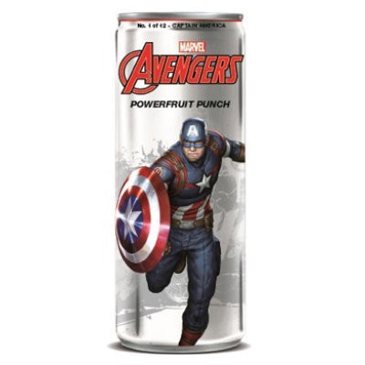 Avengers Powerfruit Punch Captain America Soda 355ml