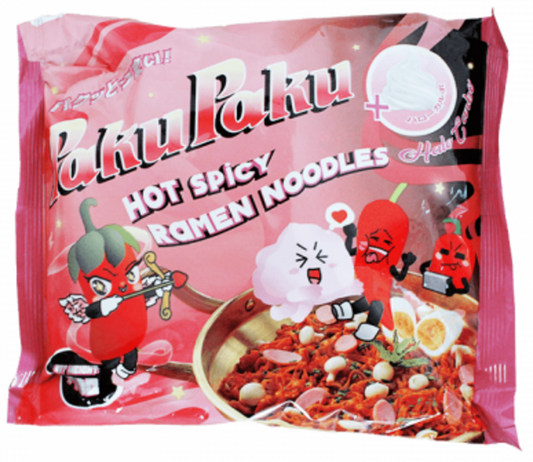 Paku Paku Hot Spicy Ramen Noodles Carbonara 140g