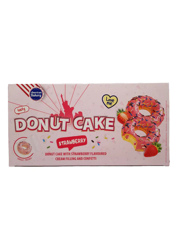 American Bakery Donut Cake Strawberry 135g