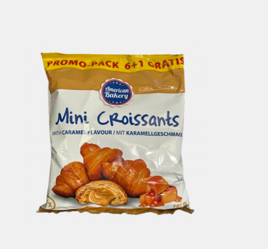 American Bakery Mini Croissants mit Karamellcremefüllung 185g