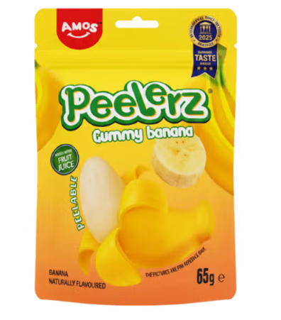 Amos Peelerz Gummy Banana 65g