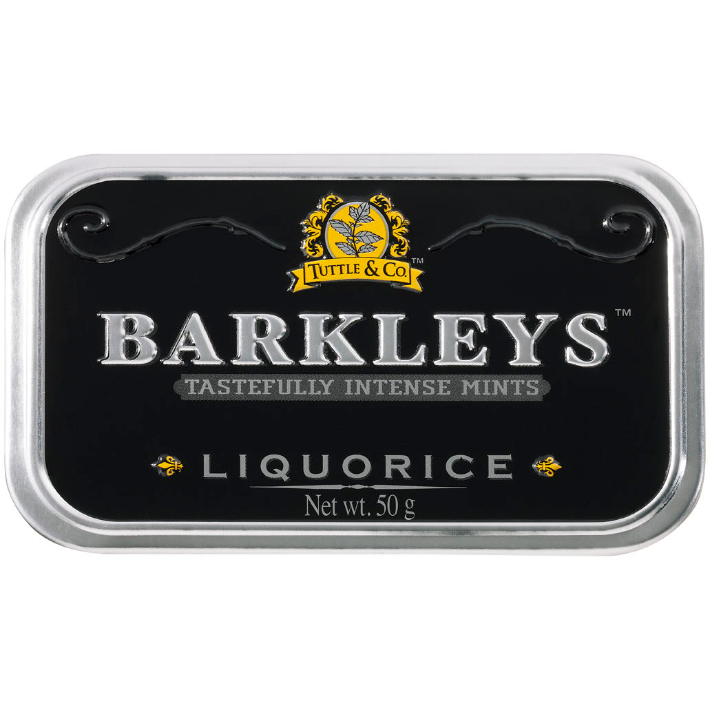 Barkleys Tastefull Intense Mints Liquorice 50g