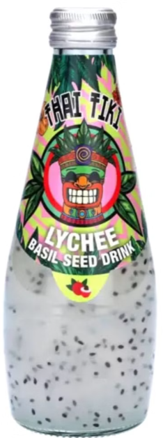 Thai Tiki Basil Seed Drink Lychee 290ml