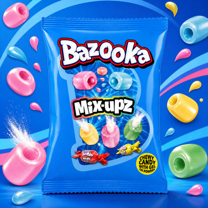 Bazooka Mix-Upz Chewy Candy 120g