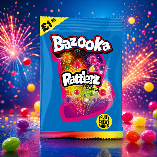 Bazooka Rattlerz Fruity 100g