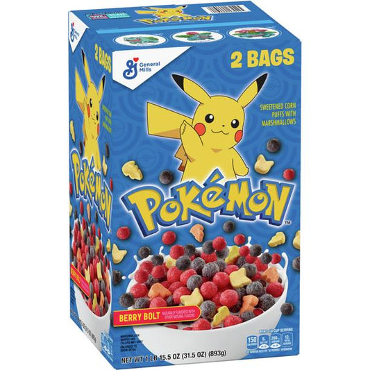 Pokemon Berry Bold Cereal 2 Bags 893g