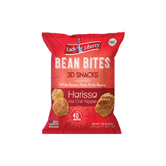 Lady Liberty Bean Bites Harissa 85g
