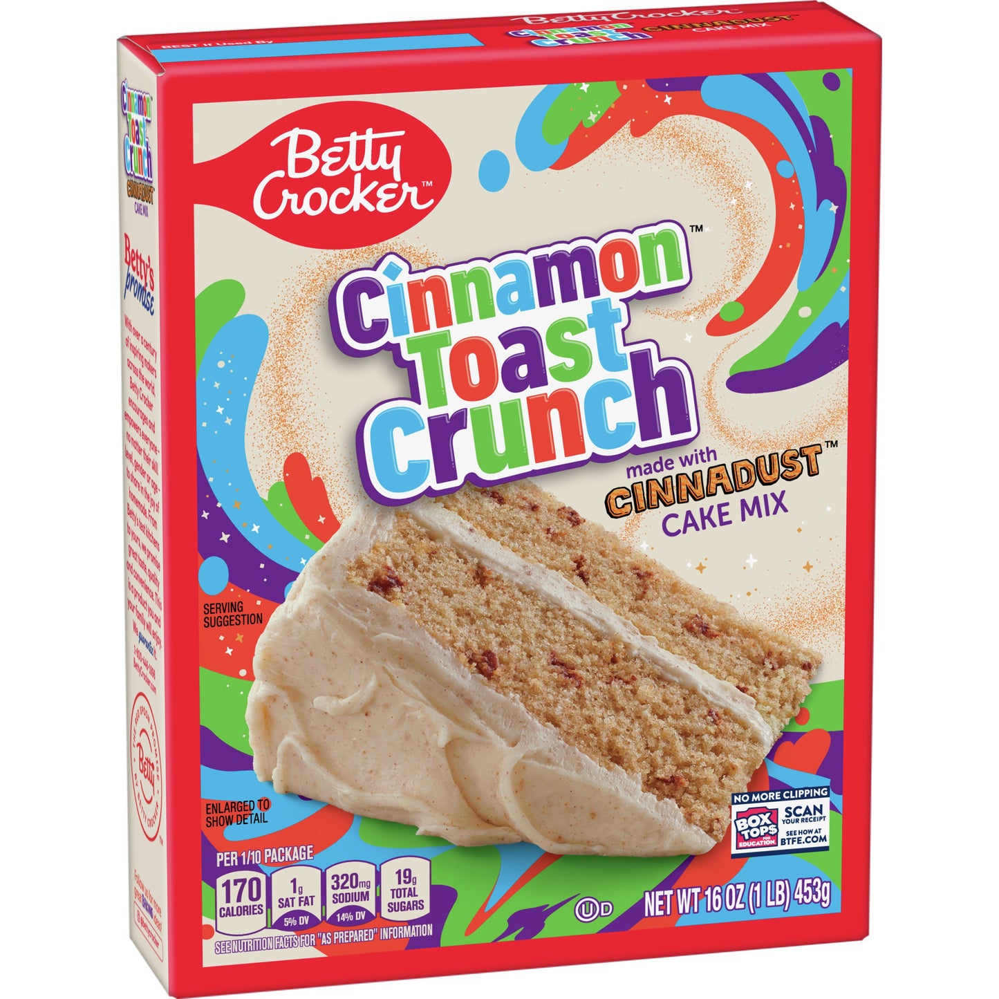 Betty Crocker Cinnamon Toast Crunch Cinnadust Cake Mix 453g (MHD 20.02.2024)