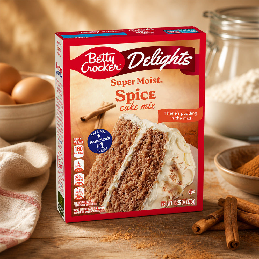 Betty Crocker Delights Super Moist Spice Cake Mix 375g