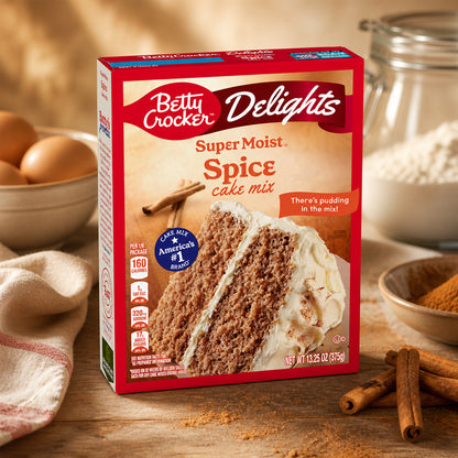 Betty Crocker Delights Super Moist Spice Cake Mix 375g