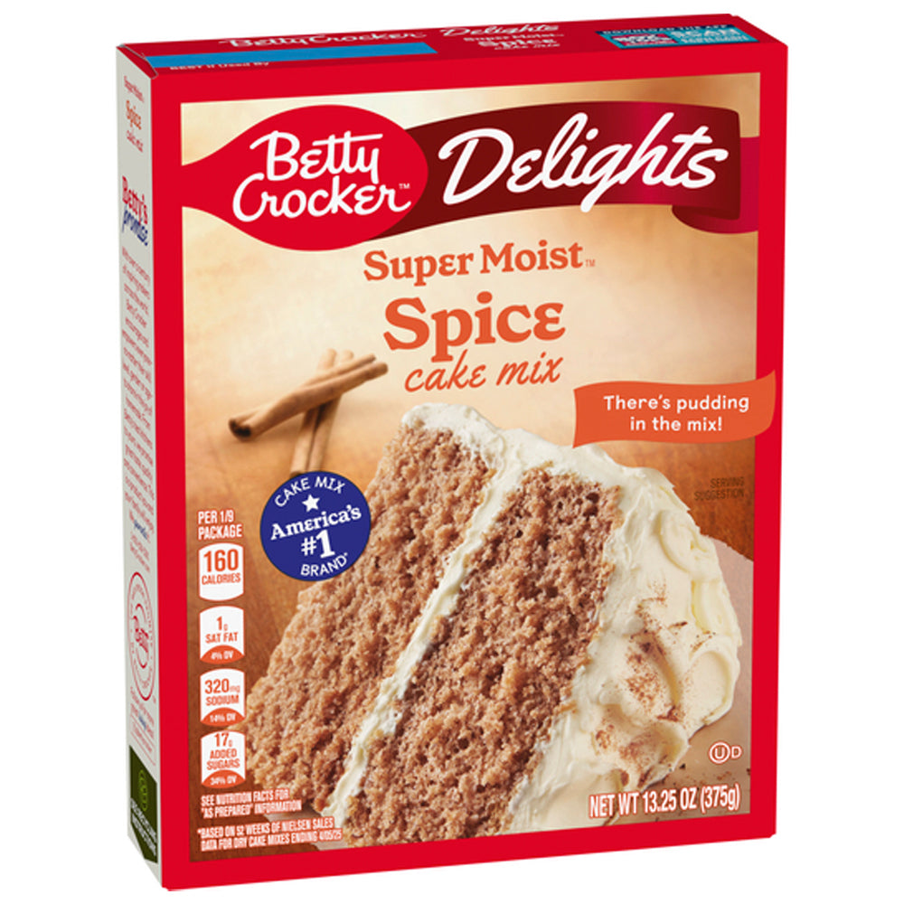 Betty Crocker Delights Super Moist Spice Cake Mix 375g