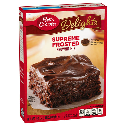 Betty Crocker Delights Supreme Frosted Brownie-Mischung 541g