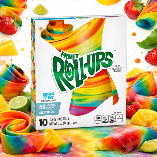 Fruit Roll-Ups Tropical Tie-Dye 141g