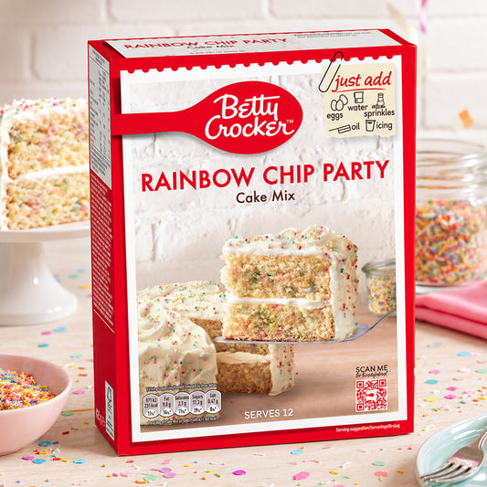 Betty Crocker Rainbow Chip Party Cake Mix 425g